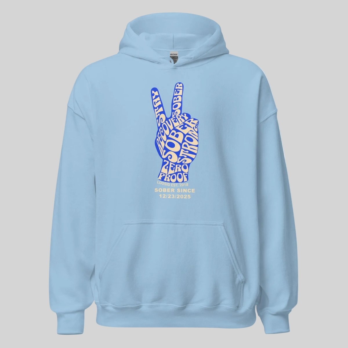 Peace & Sober Recovery Hoodie product photo (view 20)