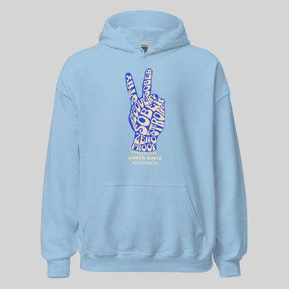 Peace & Sober Recovery Hoodie product photo (view 20)