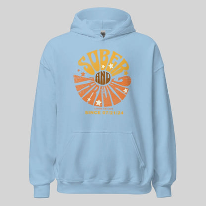 Sober & Thriving Recovery Hoodie fit detail (view 29)