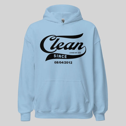 Clean Since Recovery Hoodie side view (view 26)