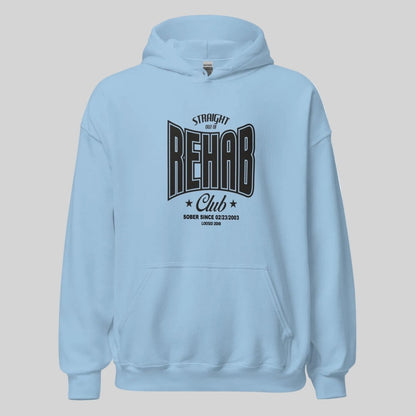 Rehab Recovery Hoodie flat lay styled image (view 33)