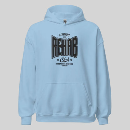 Rehab Recovery Hoodie flat lay styled image (view 23)