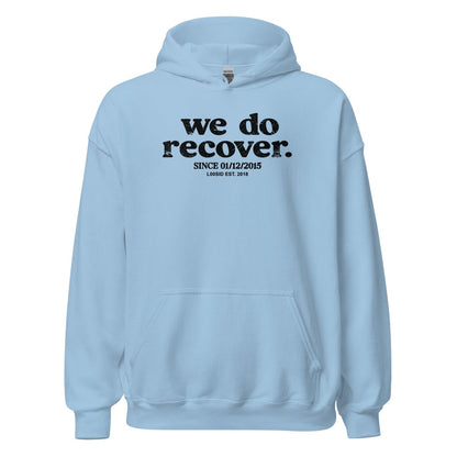 We Do Recover Women's Sober Recovery Hoodie featuring the design (view 11)