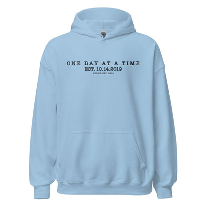 One Day At a Time Recovery Hoodie packaging detail (view 8)