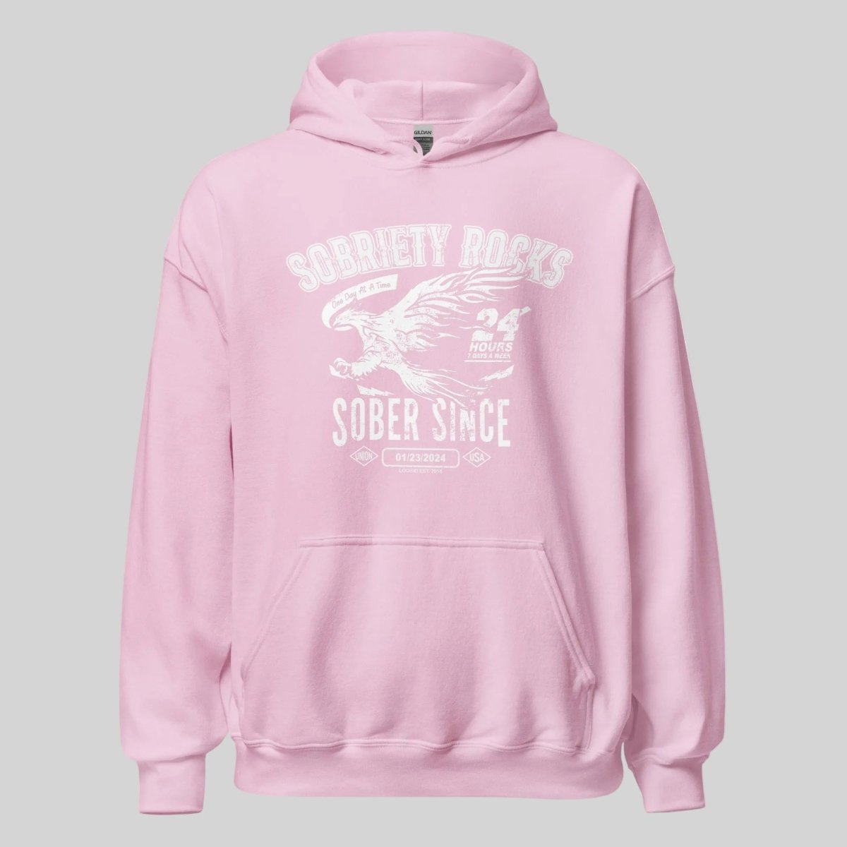 Sober Since Recovery Hoodie product photo (view 40)