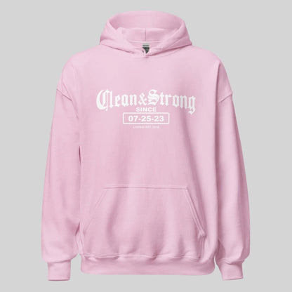 Old School Clean & Strong Recovery Hoodie back view (view 17)
