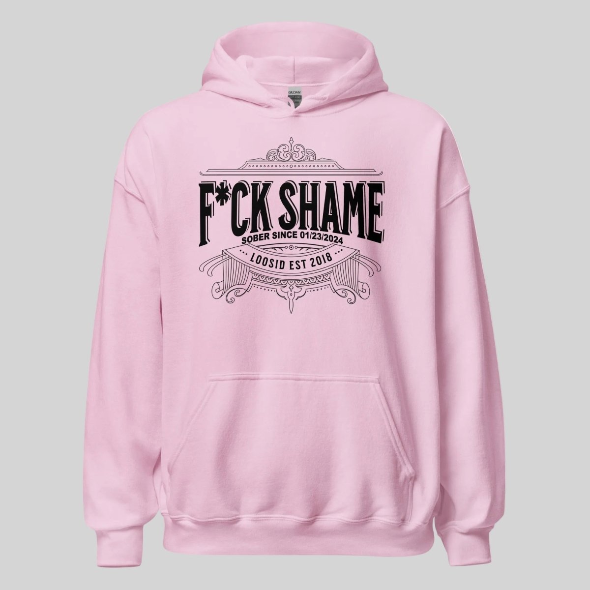 F*ck Shame Recovery Hoodie graphic detail (view 14)