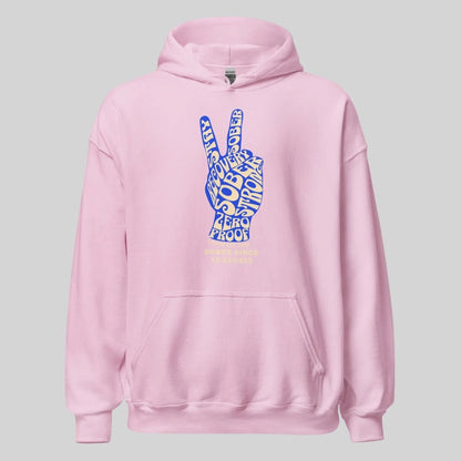 Peace & Sober Recovery Hoodie side view (view 26)