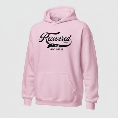 Recovered Since Recovery Hoodie close-up view (view 32)