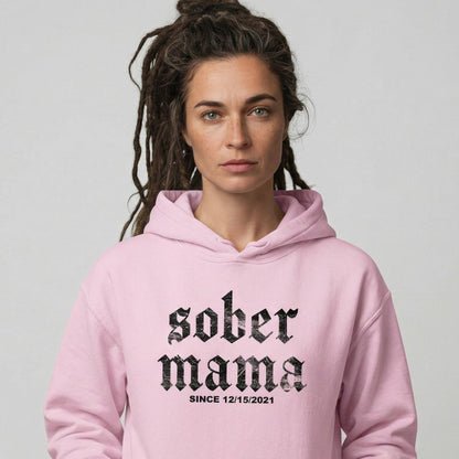 Sober Mama Recovery Hoodie graphic detail (view 24)