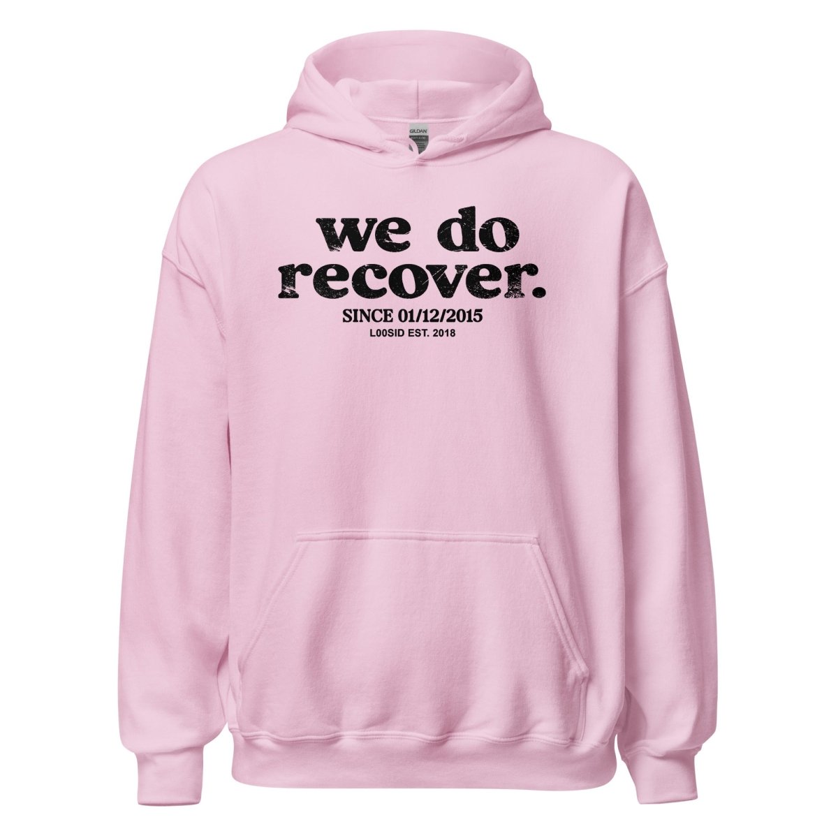 We Do Recover Since Recovery Hoodie flat lay styled image (view 23)