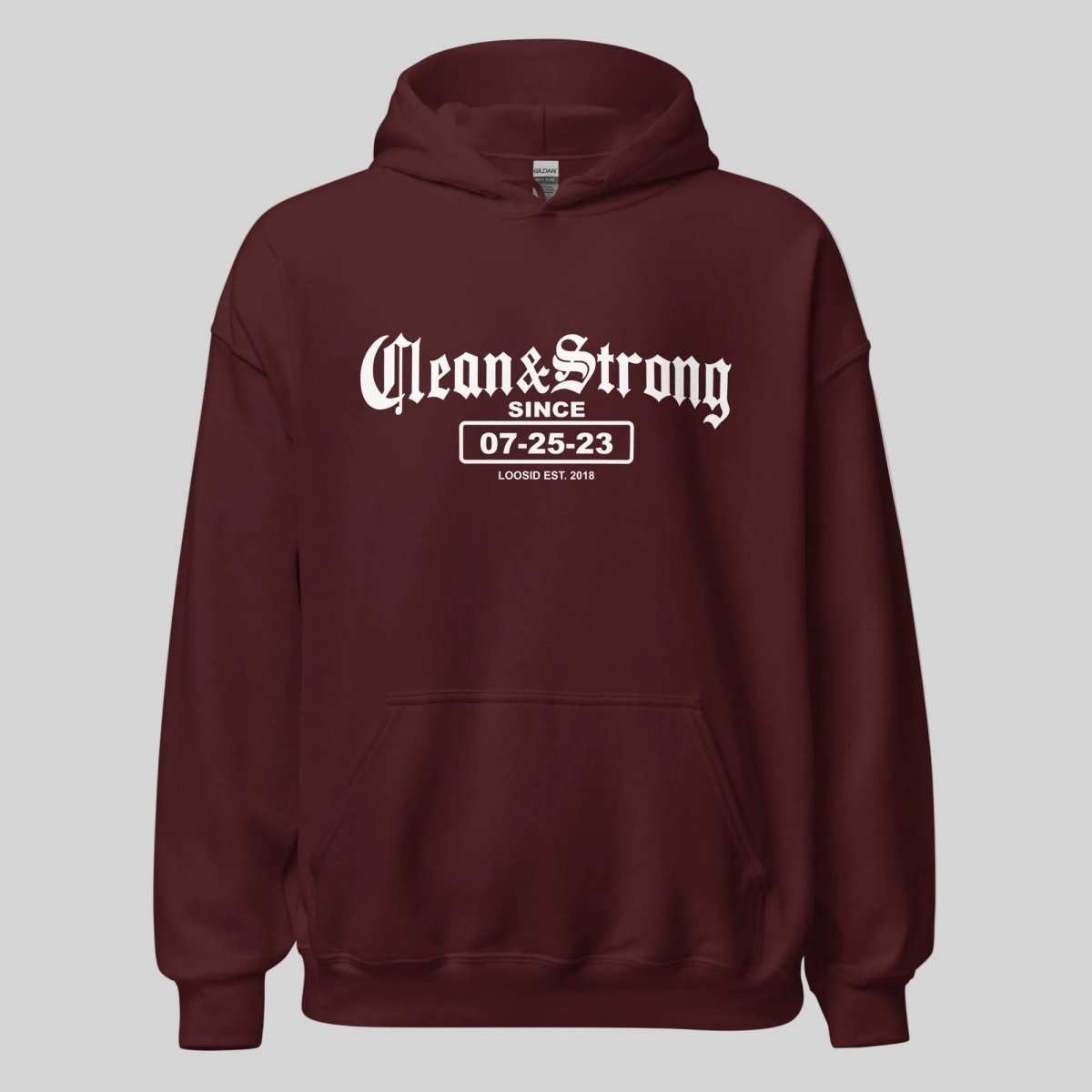 Old School Clean & Strong Recovery Hoodie packaging detail (view 8)