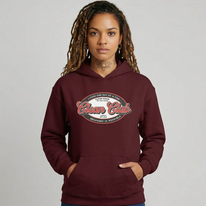 Clean Club Badge Recovery Hoodie fit detail (view 9)