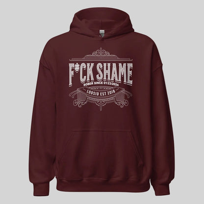 F*ck Shame Recovery Hoodie side view (view 26)