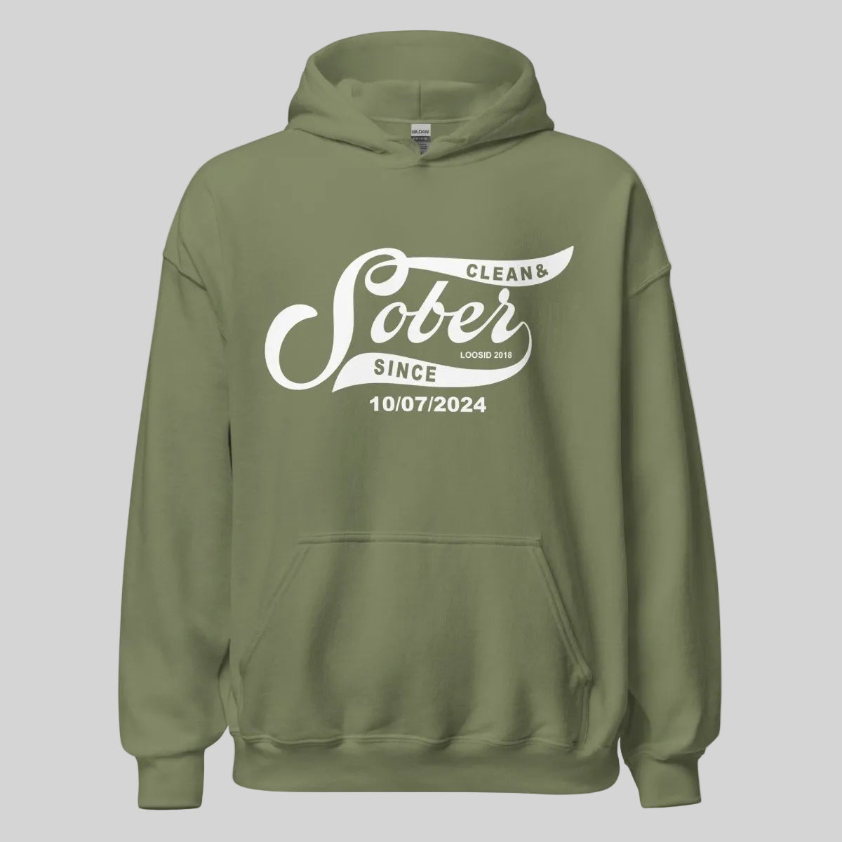 Sober Since Recovery Hoodie product photo (view 20)