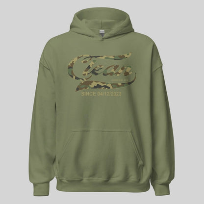 Clean Since Camo Recovery Hoodie back view (view 17)