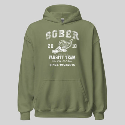 Sober Varsity Team Recovery Hoodie packaging detail (view 18)