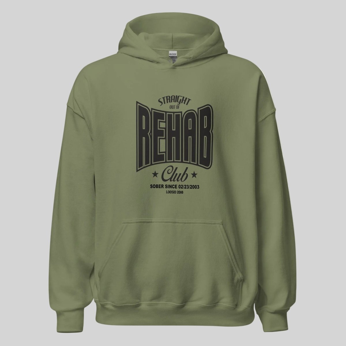 Rehab Recovery Hoodie featuring the design (view 11)