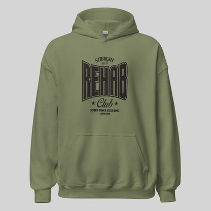 Rehab Recovery Hoodie close-up view (view 2)
