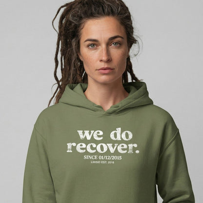 We Do Recover Women's Sober Recovery Hoodie graphic detail (view 24)
