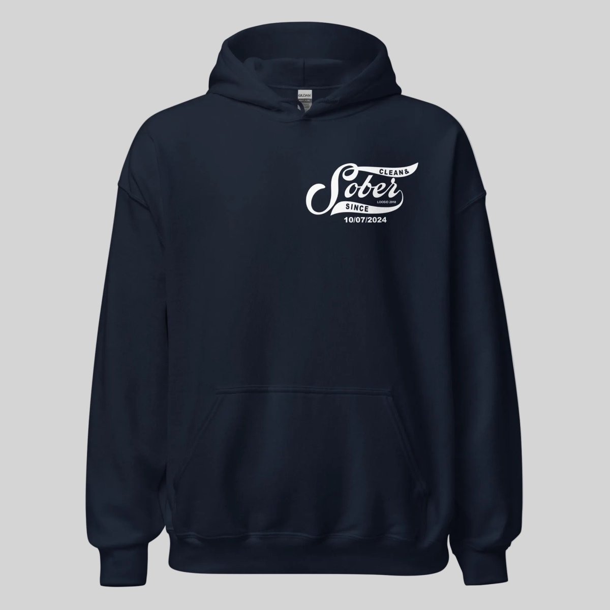 Sober Since Recovery Hoodie packaging detail (view 8)