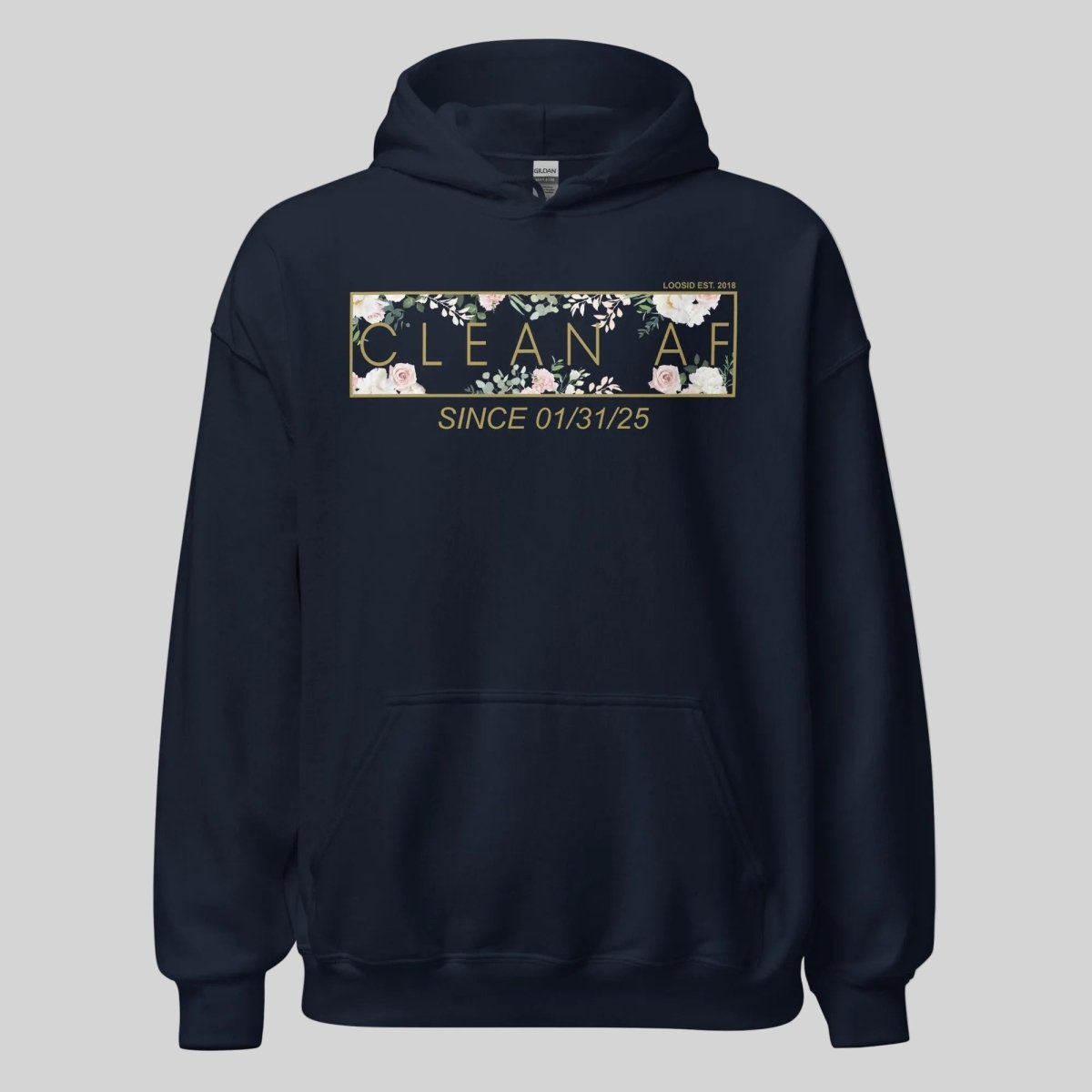 Clean AF Flower Recovery Hoodie side view (view 6)