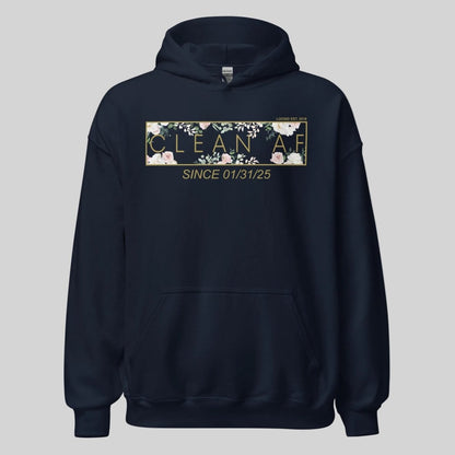 Clean AF Flower Recovery Hoodie side view (view 6)