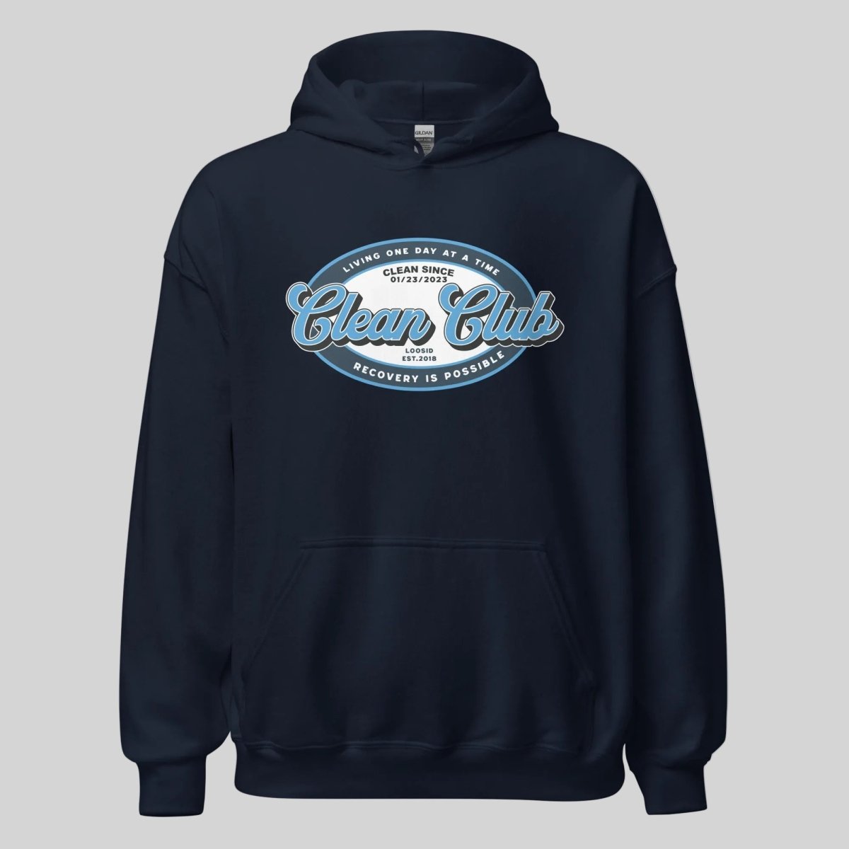 Clean Club Badge Recovery Hoodie close-up view (view 22)