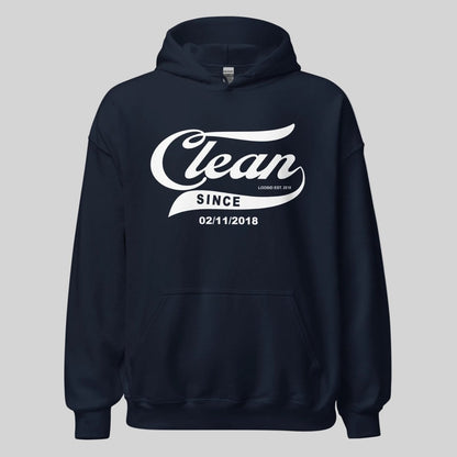 Clean Since Recovery Hoodie side view (view 6)