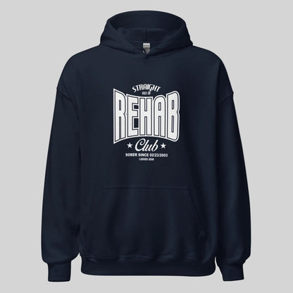 Rehab Recovery Hoodie flat lay styled image (view 23)