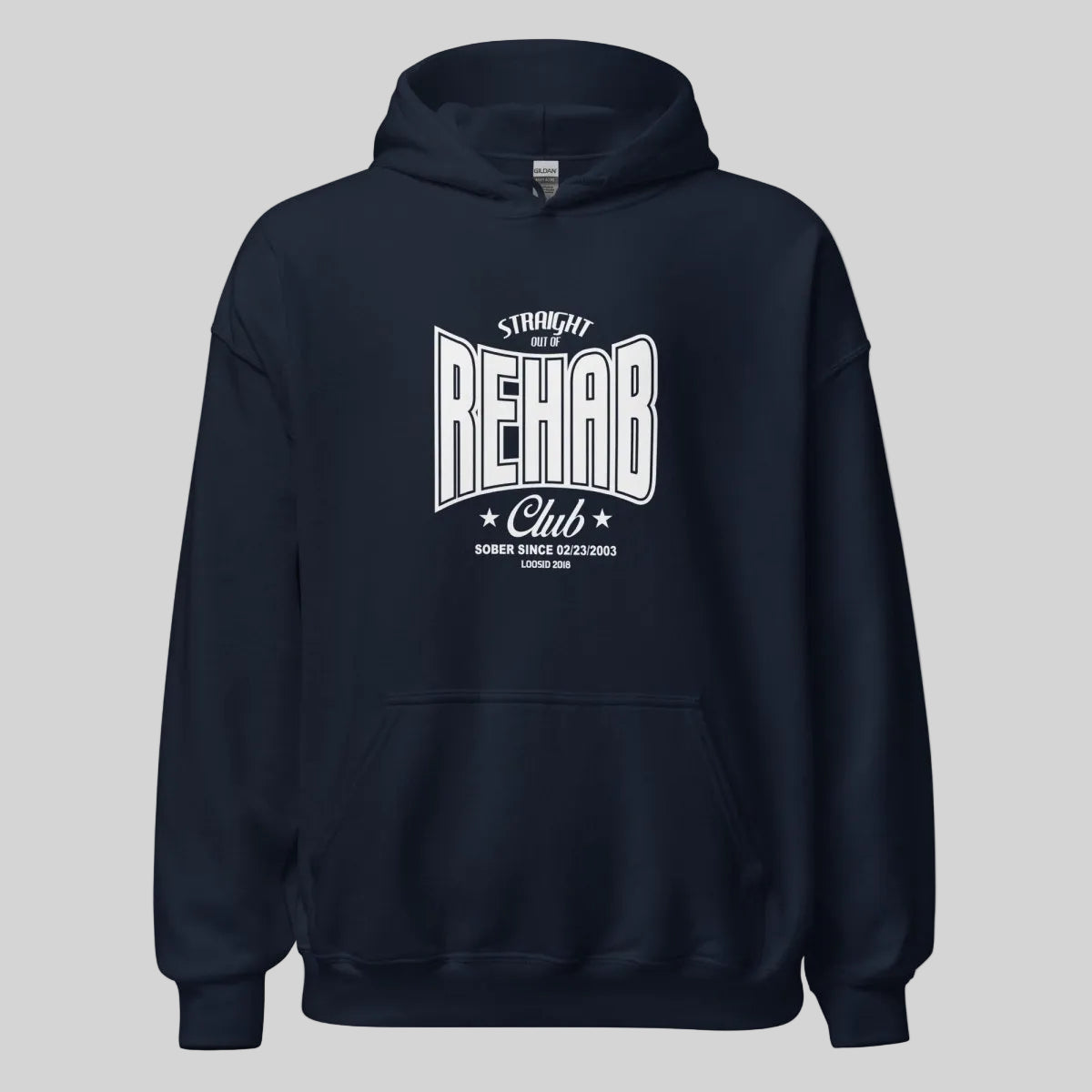 Rehab Recovery Hoodie graphic detail (view 14)