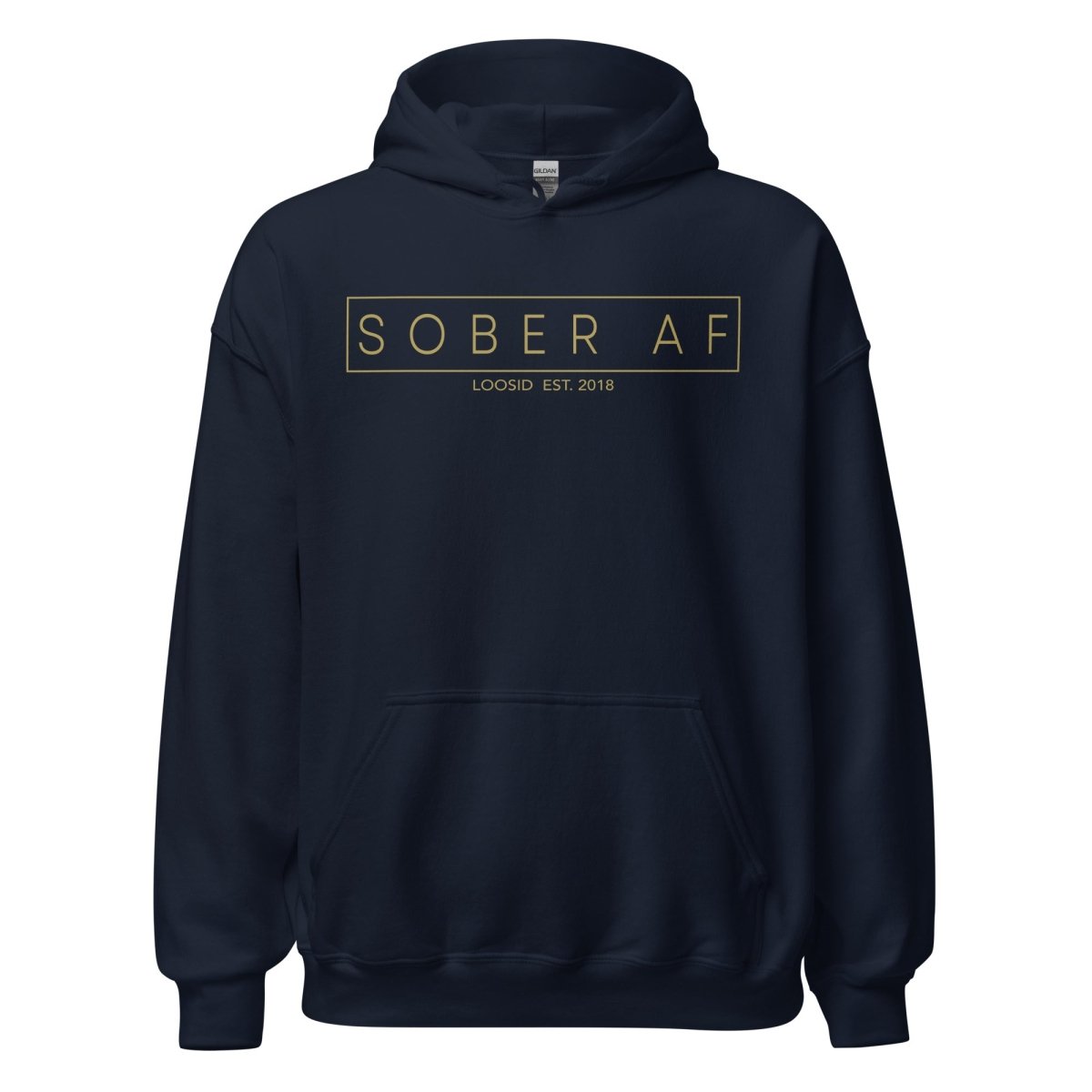 Sober AF Recovery Hoodie graphic detail (view 24)