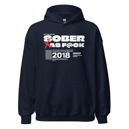 Sober As F*ck Recovery Hoodie product photo (view 20)