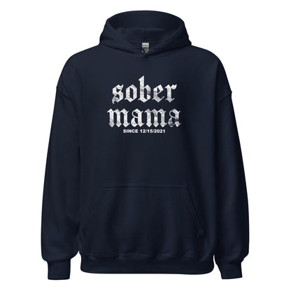 Sober Mama Recovery Hoodie lifestyle view (view 5)