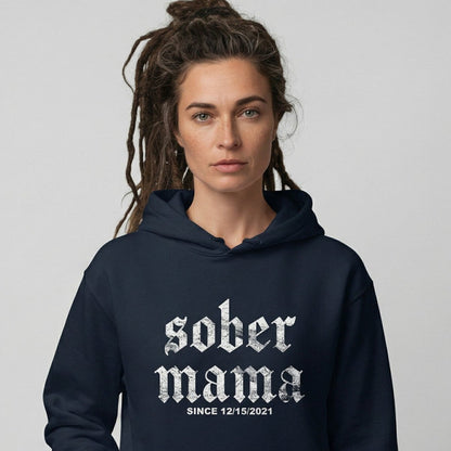 Sober Mama Recovery Hoodie side view (view 6)