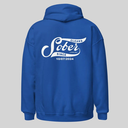 Sober Since Recovery Hoodie featuring the design (view 21)