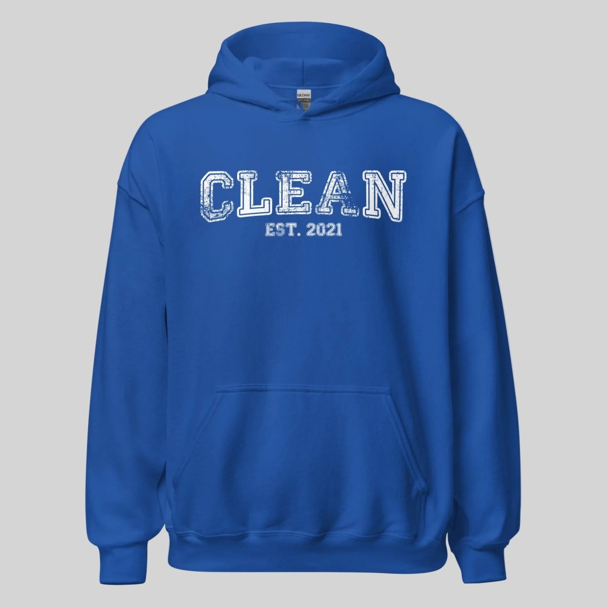 Clean Est. Hoodie w Personalized Recovery Year Recovery Hoodie featuring the design (view 11)
