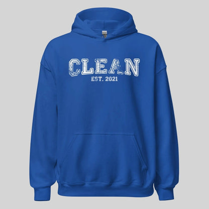 Clean Est. Hoodie w Personalized Recovery Year Recovery Hoodie featuring the design (view 11)