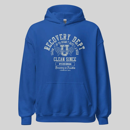 Recovery Dept Recovery Hoodie featuring the design (view 11)
