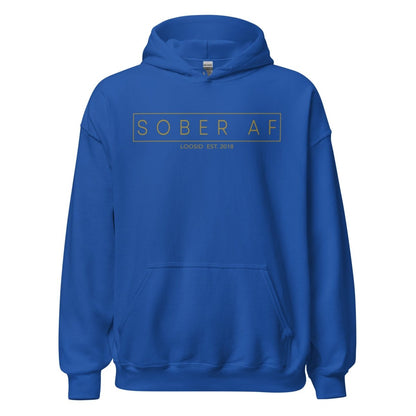 Sober AF Recovery Hoodie side view (view 6)