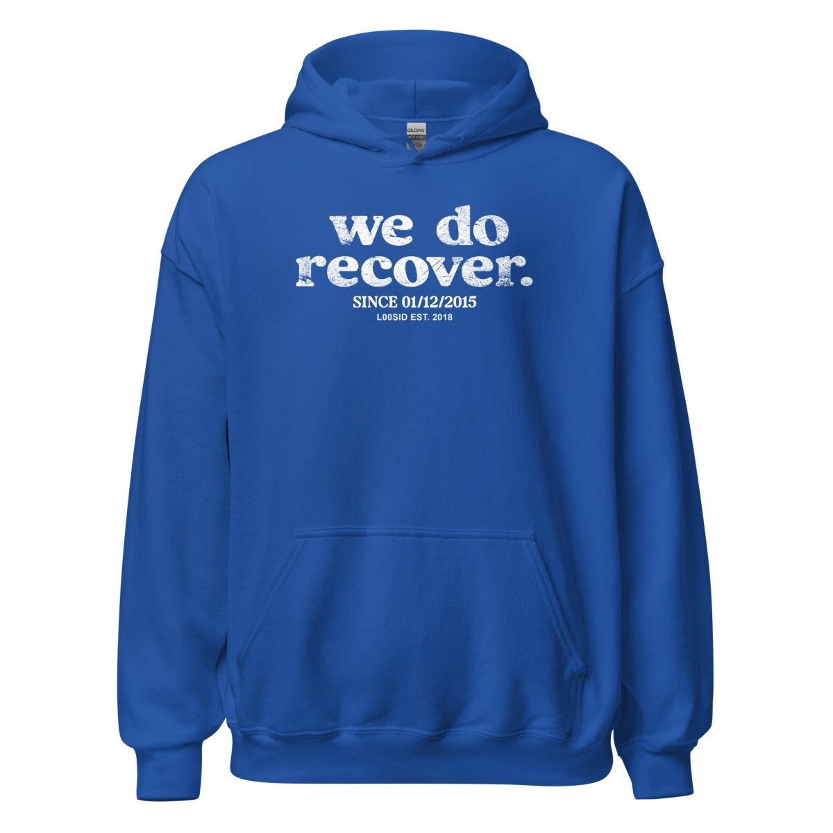 We Do Recover Men's Sober Recovery Hoodie product photo (view 20)