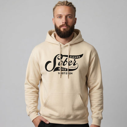 Sober Since Recovery Hoodie featuring the design (view 31)