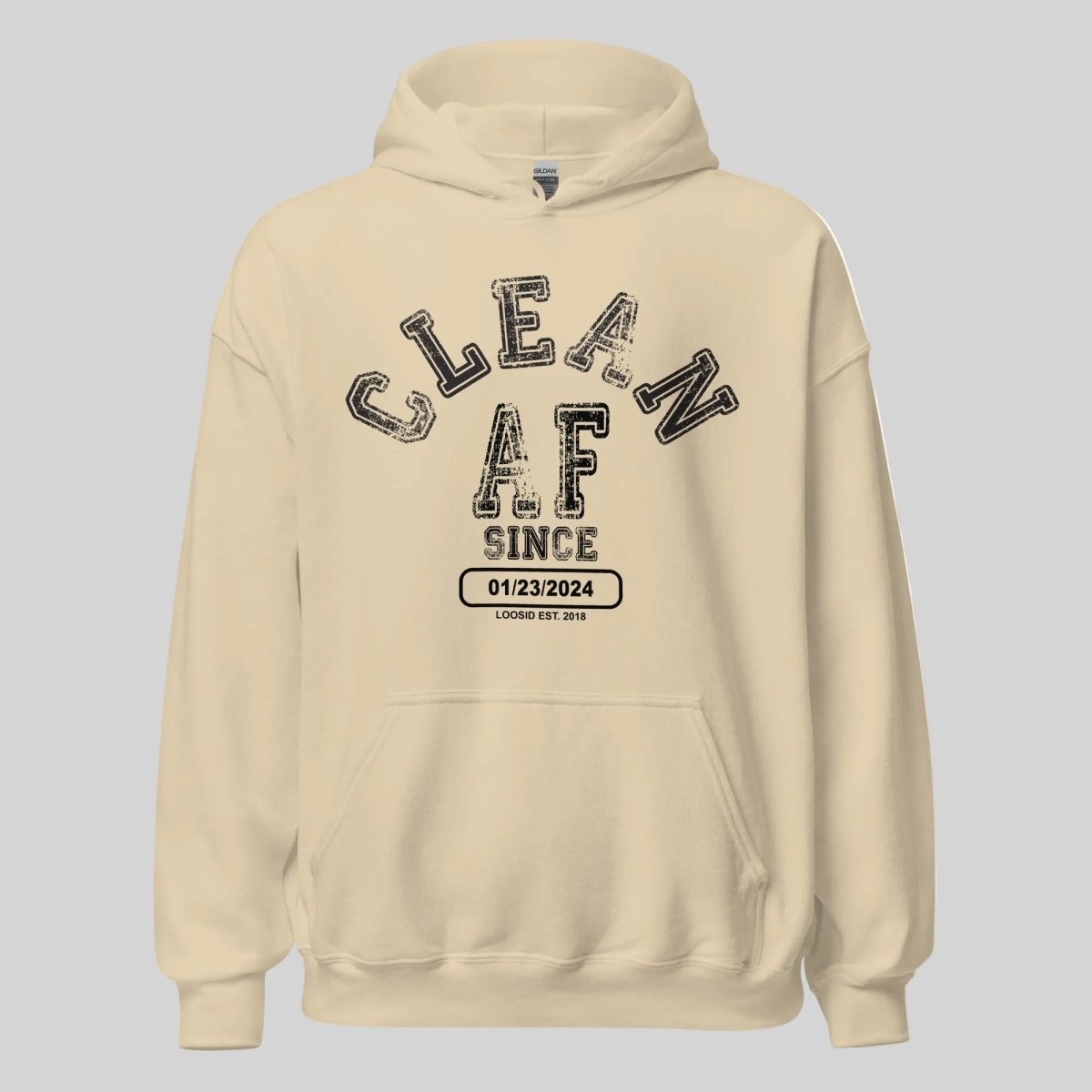 Clean AF Since Recovery Hoodie product photo (view 20)