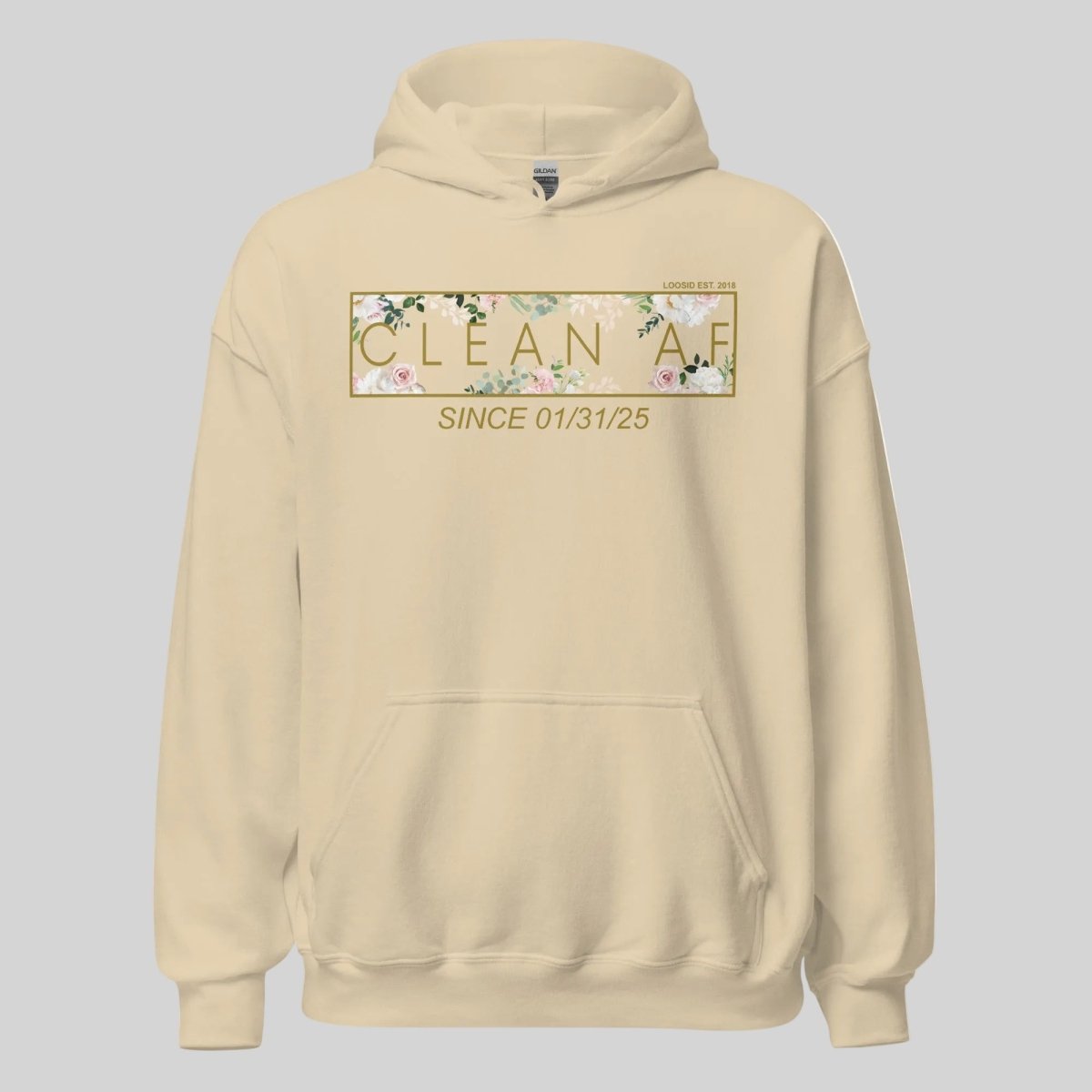 Clean AF Flower Recovery Hoodie featuring the design (view 21)