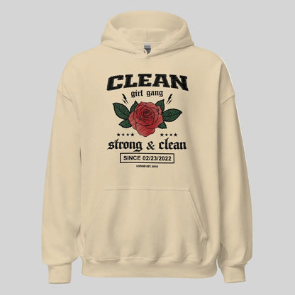 Clean Girl Gang Strong & Clean Crest Recovery Hoodie featuring the design (view 11)