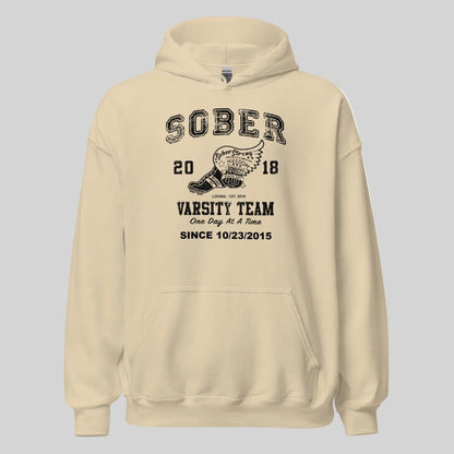Sober Varsity Team Recovery Hoodie product photo (view 30)