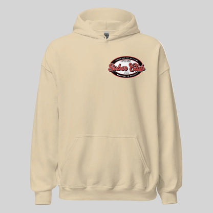 Sober Club Badge Recovery Hoodie product photo (view 40)