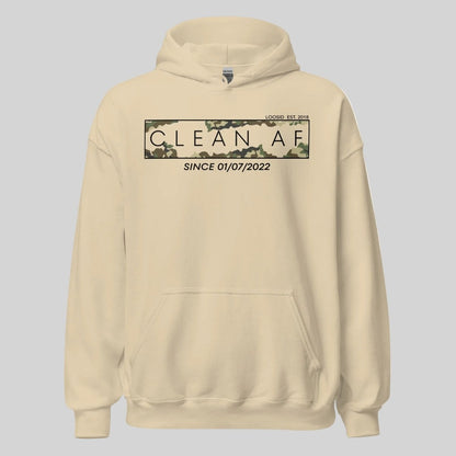 Clean AF Camo Recovery Hoodie side view (view 26)
