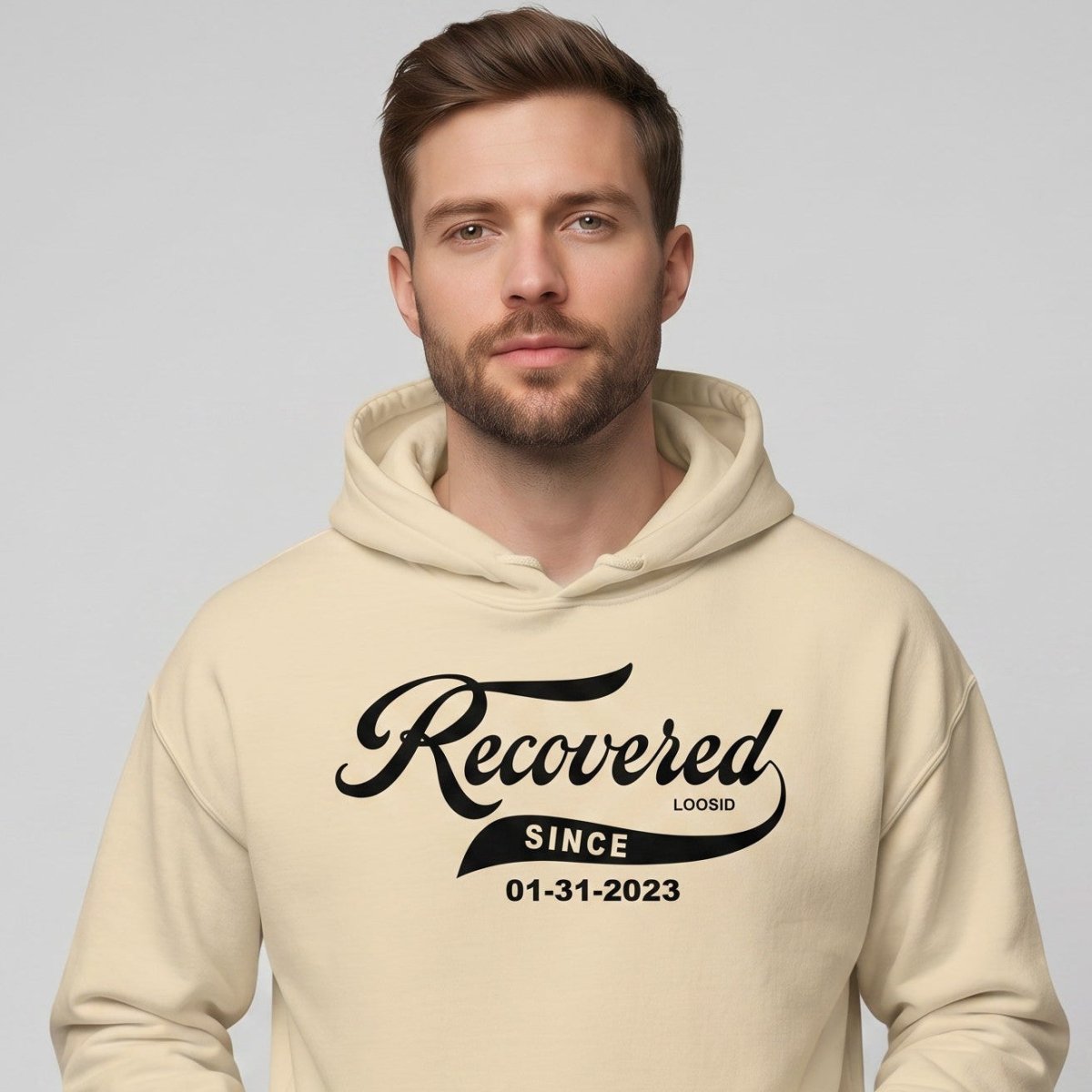 Recovered Since Recovery Hoodie graphic detail (view 24)