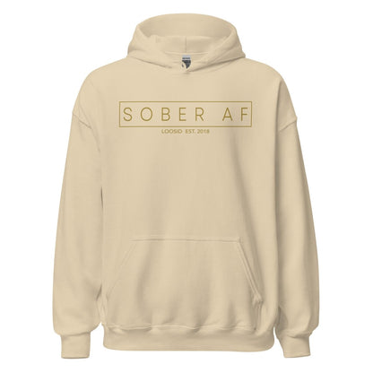 Sober AF Recovery Hoodie lifestyle view (view 15)